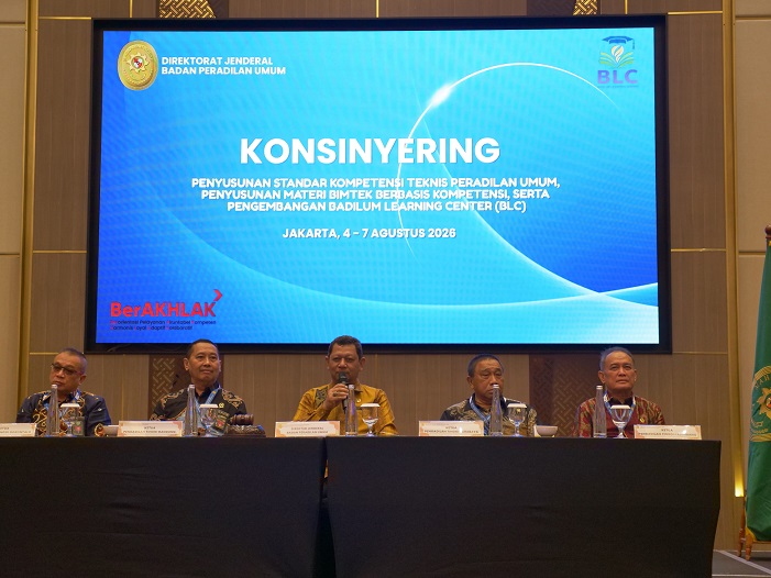 Tuju Pengembangan Tenaga Teknis dan Manajemen Data yang Lebih Baik, Ditjen Badilum Selenggarakan Konsinyering BLC